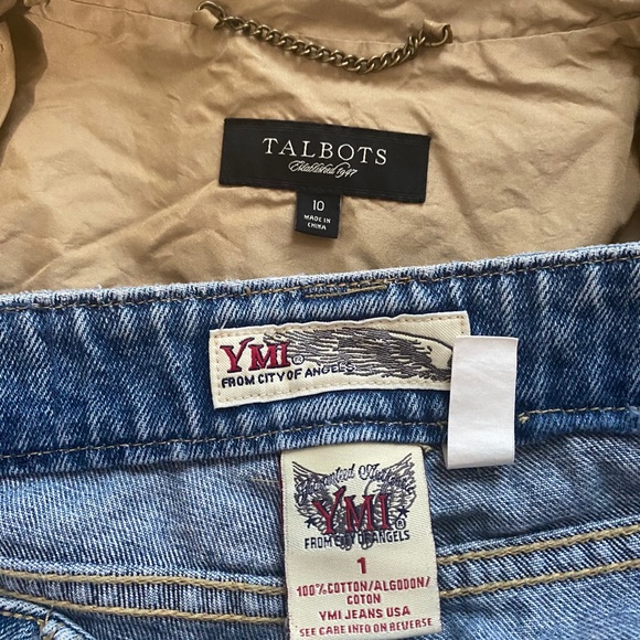Set jacket Talbots jacket size 10/Jeans YMI 1 (9) - Picture 7 of 9